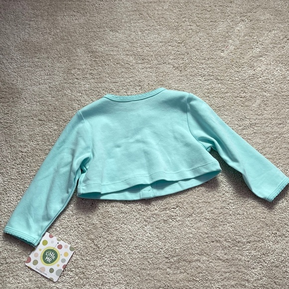 Little Me Easter Bunny Dress Mint Jacket 3 Piece - Picture 9 of 10